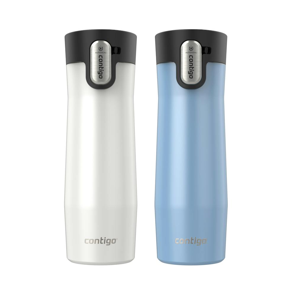 Contigo® AUTOSEAL® West Loop Vacuum-Insulated Stainless Steel Travel Mug with Easy-Clean Lid, 20 oz, 2-Pack ✦