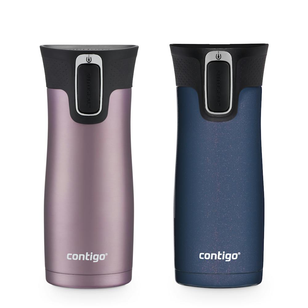 Contigo® West Loop 2.0 Leak-Proof Spill-Proof Insulated Stainless Steel Travel Mug, 16oz., 2 Pack ·D