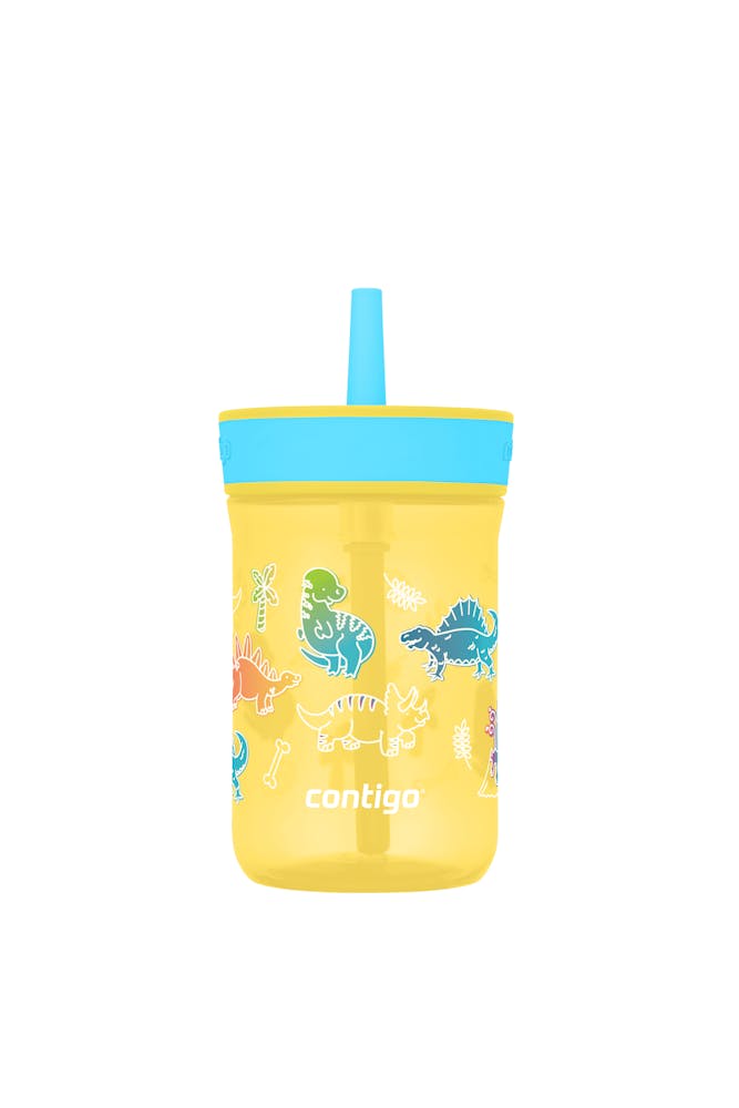 Contigo® Kids’ Leighton Straw Tumbler with Spill-Proof Leak-Proof Lid, 14oz ♡