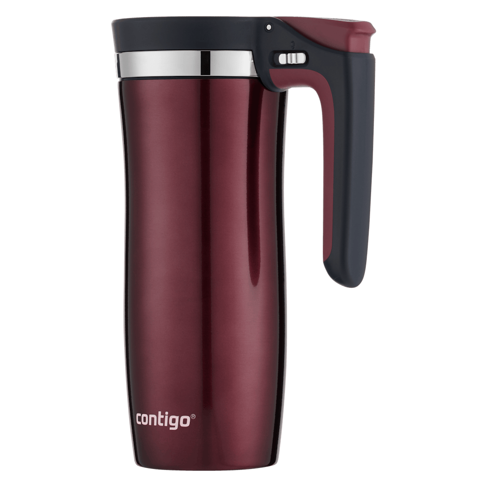 Contigo® Handled AUTOSEAL® Stainless Steel Travel Mug with Easy-Clean Lid, 16oz ·D