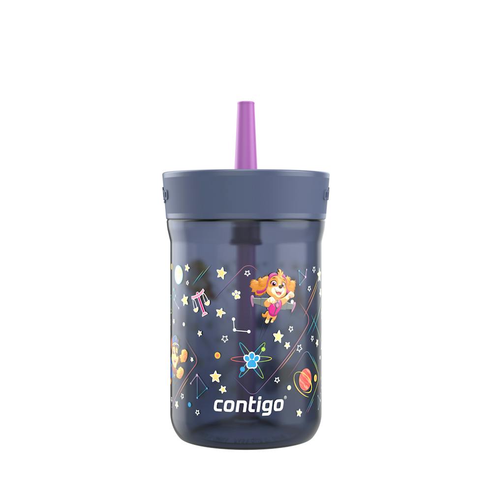 Contigo® Kids’ Leighton Straw Tumbler with Spill-Proof Leak-Proof Lid, 14oz ·D