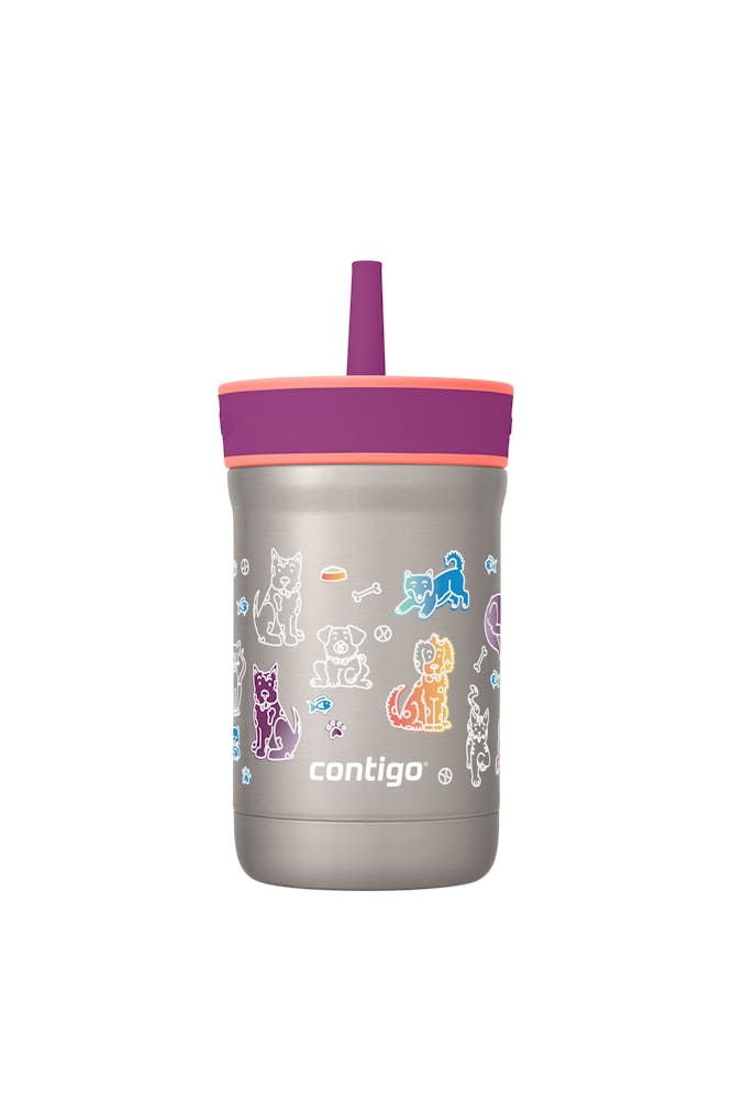 Contigo® Kids Leighton Spill-Proof Stainless Steel Tumbler with Straw, 12oz ✦