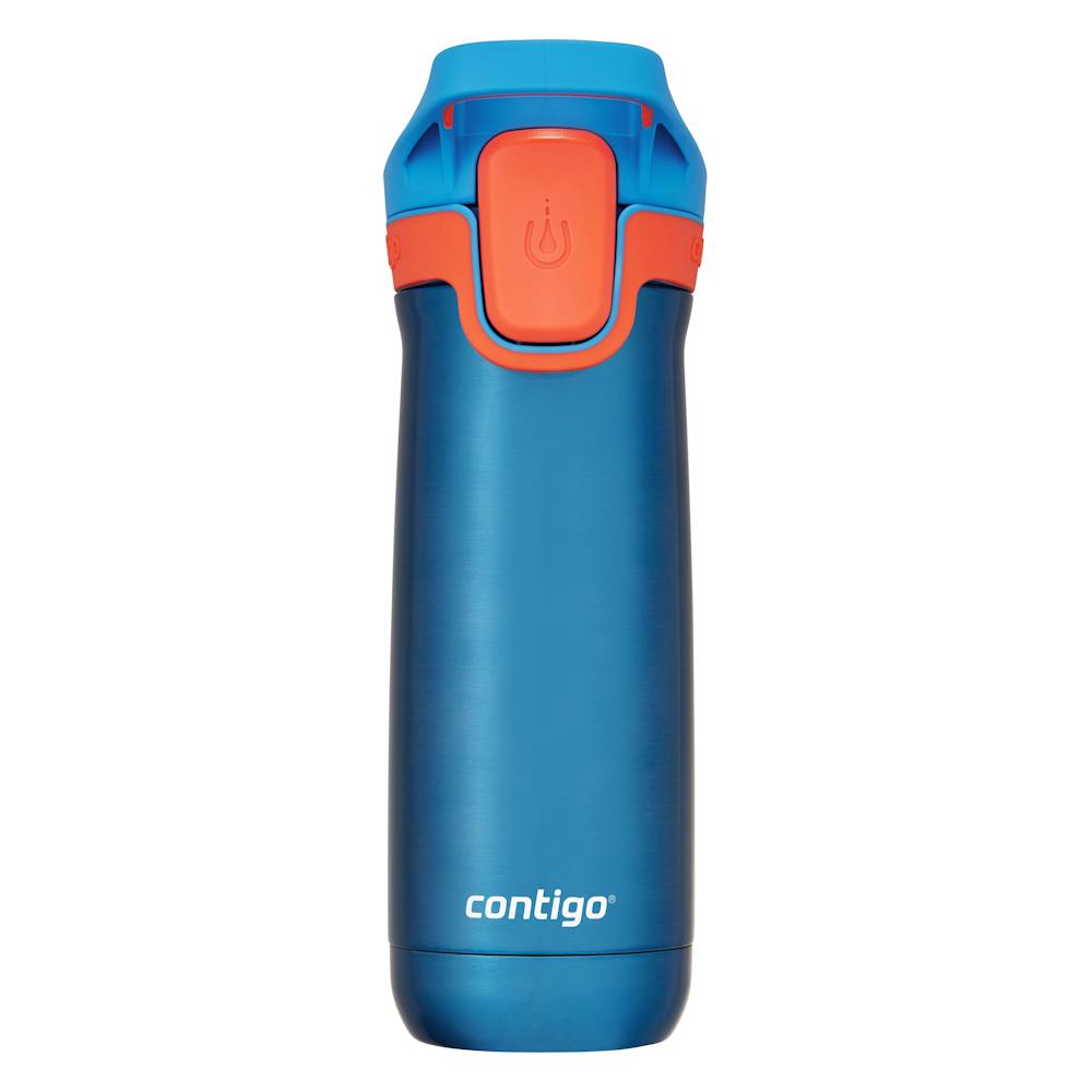 Contigo® Kids’ Casey Stainless Steel Water Bottle with Spill-Proof Leak-Proof Lid, 13oz ※
