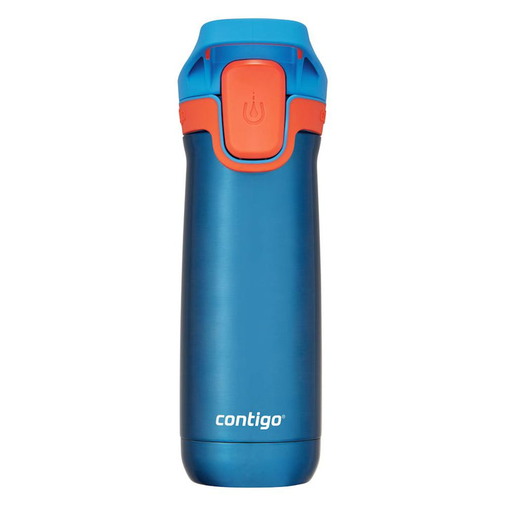 Contigo® Kids’ Casey Stainless Steel Water Bottle with Spill-Proof Leak-Proof Lid, 13oz ※